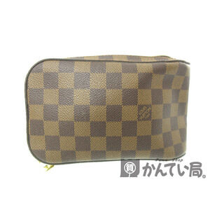 Louis Vuitton Geronimos Damier Canvas Ebene Brown Compact Bag